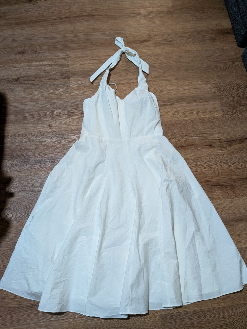 Ann Taylor White Halter Marilyn Monroe Dress 2